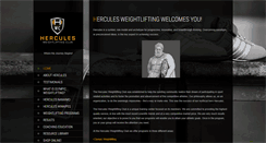 Desktop Screenshot of herculesweightlifting.com